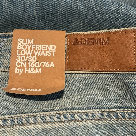 H&M NWT Slim BF low waist denim - Picture 2 of 3